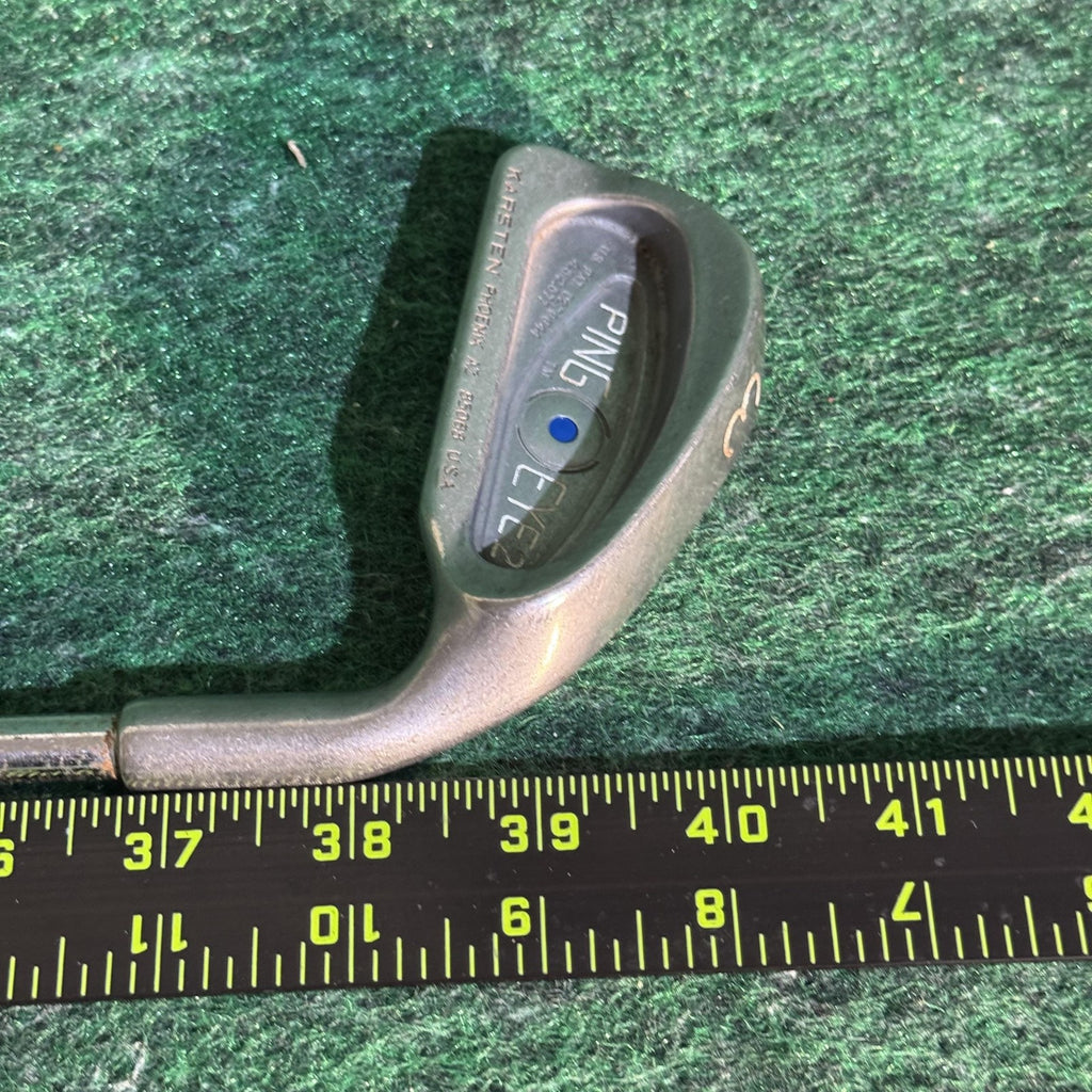 Vintage Ping Eye 2 3 Iron Mens RH Stiff Steel Shaft Blue Dot Cavity Back