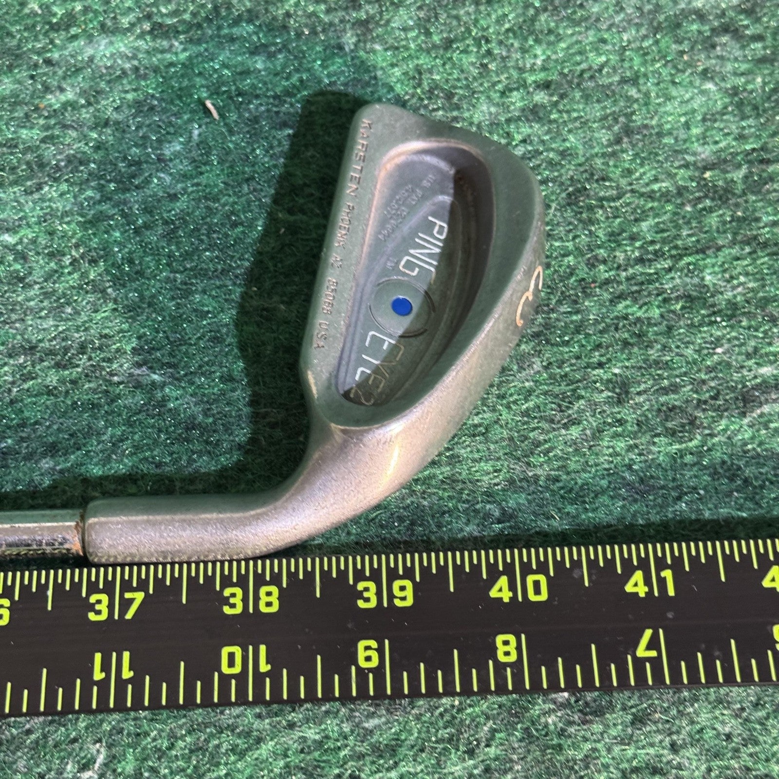 Vintage Ping Eye 2 3 Iron Mens RH Stiff Steel Shaft Blue Dot Cavity Back