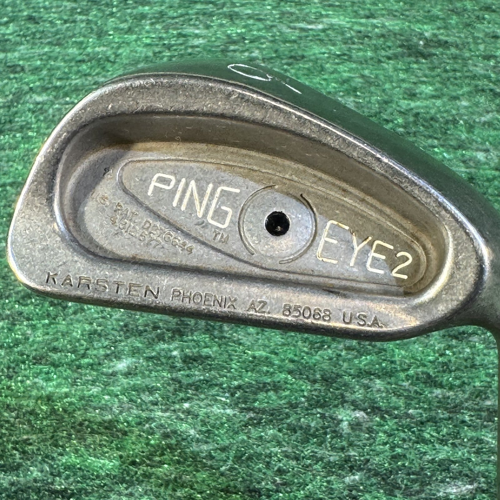 Vintage Ping Eye2 Iron Golf Club Set 3-8 W Karsten USA Right Hand Steel Shaft
