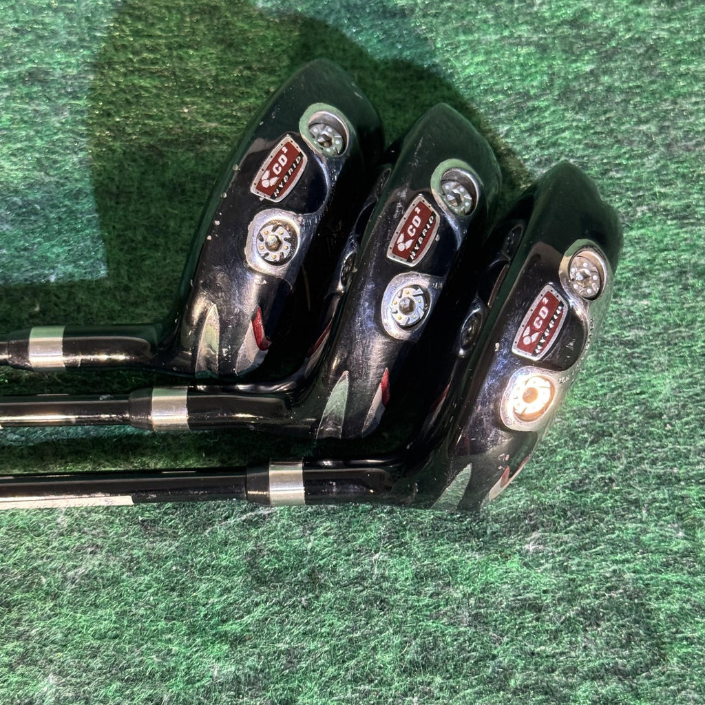 Jack Nicklaus CD3 Hybrid Iron Set 3i 4i 5i Mens RH Regular UL Graphite Black