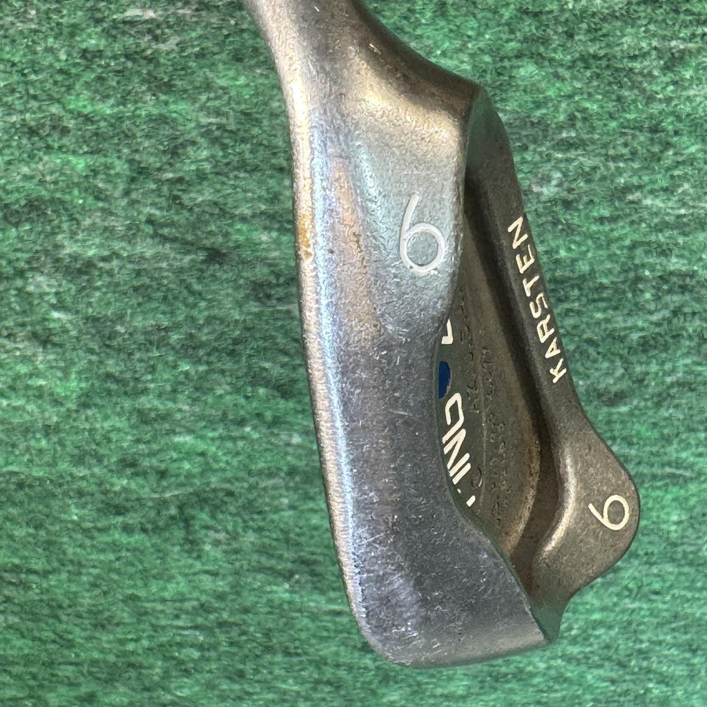 Vintage Ping Zing Karsten 6 Iron Blue Dot KT-M Steel Shaft Golf Club Right Hand