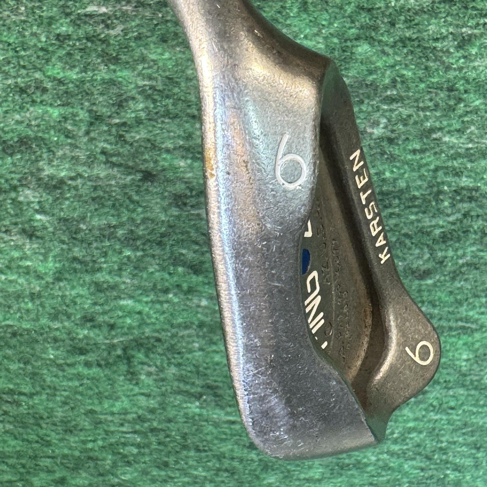 Vintage Ping Zing Karsten 6 Iron Blue Dot KT-M Steel Shaft Golf Club Right Hand