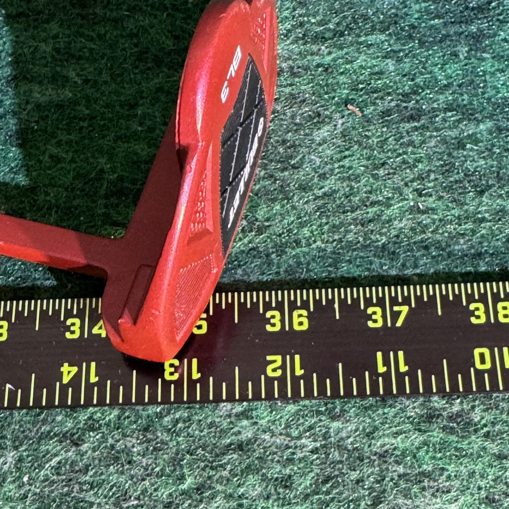 Bullet BL3 Mallet Putter Mens RH 35 In Steel Red Black Alignment Golf Club