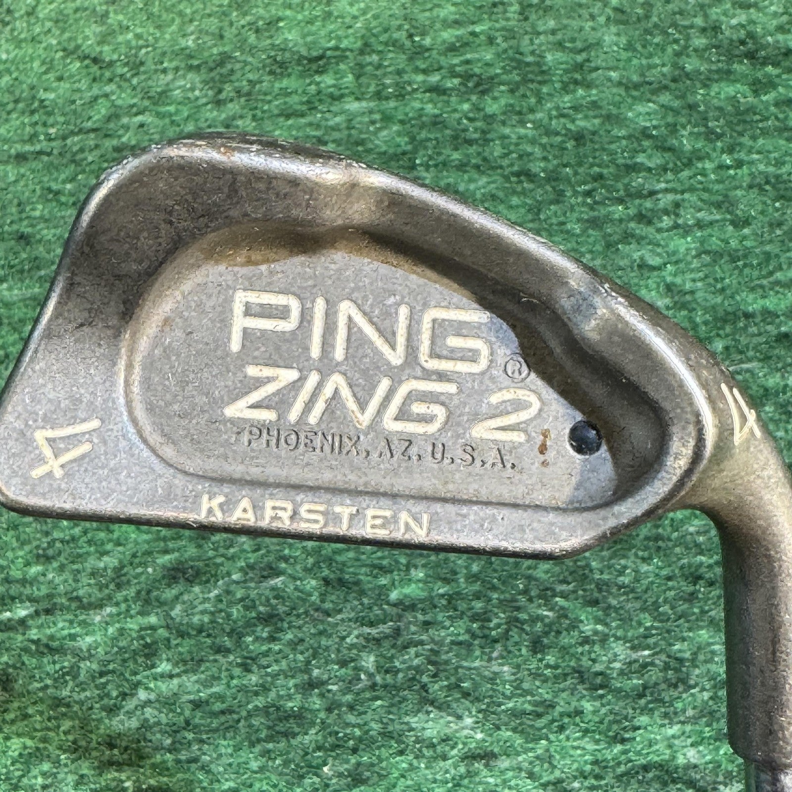 Vintage Ping Zing 2 Karsten 4 Iron Golf Club Right Handed Steel Shaft USA