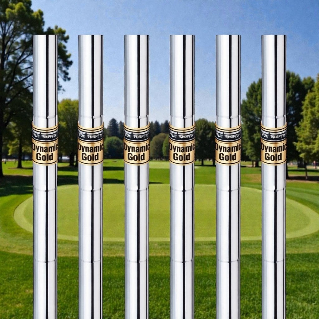 True Temper Dynamic Gold Iron Shaft Set of 6 .370 Parallel Tip S300 Stiff New