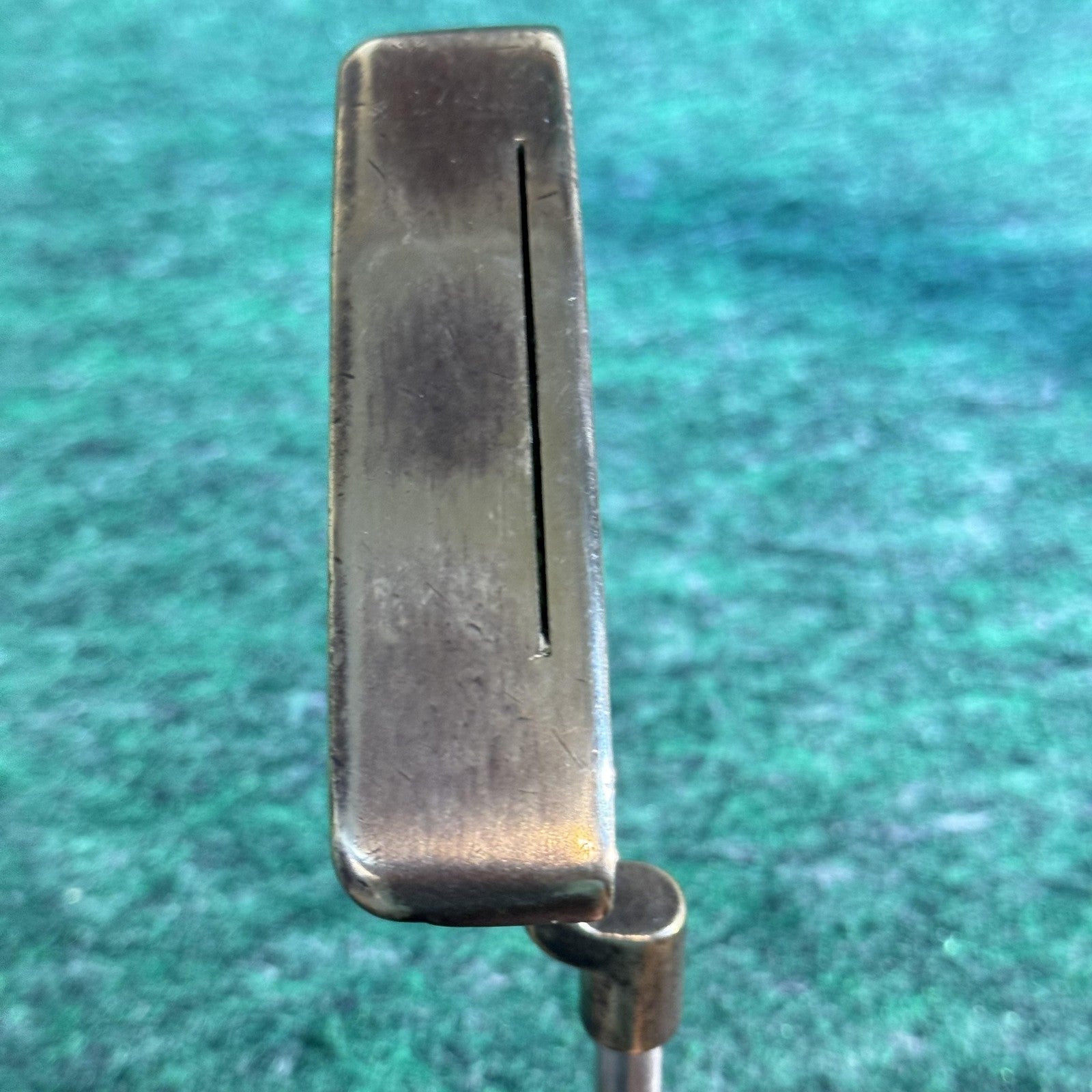 Vintage PING Anser Putter Bronze Made in USA Steel Shaft Pingman Grip Golf Blade