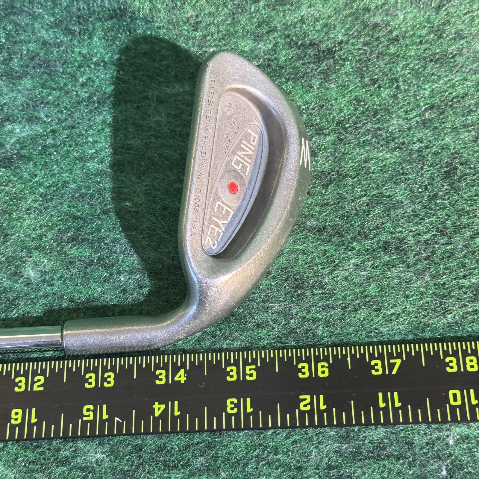 Vintage Ping Eye 2 W Wedge Red Dot Right Hand True Temper Dynalite Steel Club