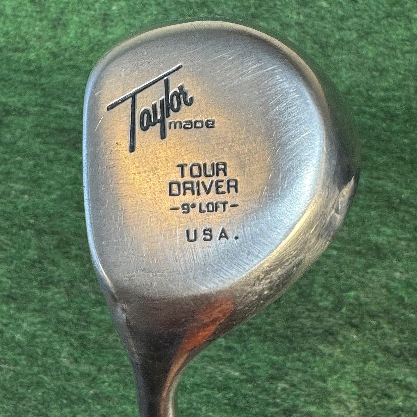 Vintage TaylorMade Tour Driver 9° Mens LH Stiff Steel Metalwood USA 1-Wood