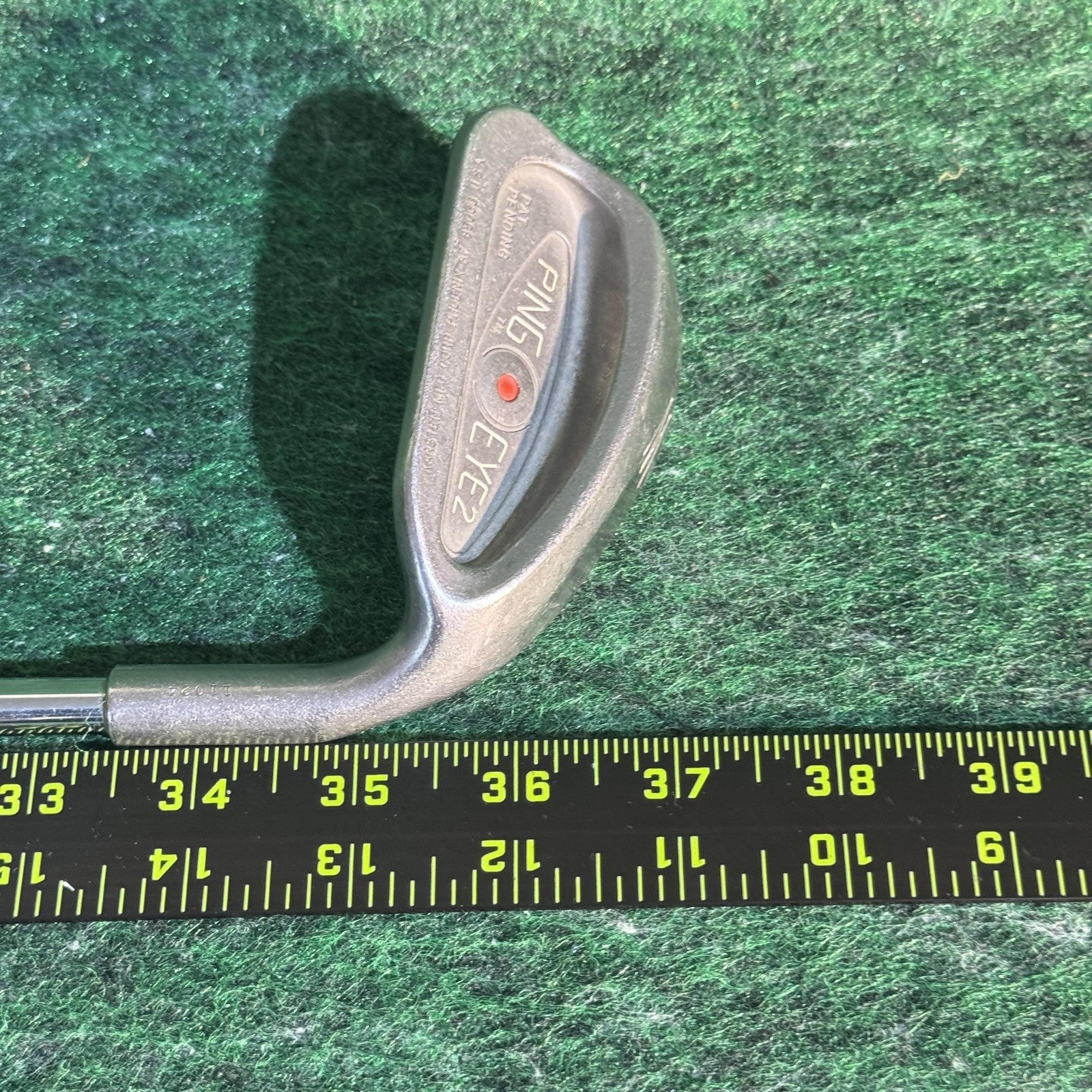Vintage Ping Eye 2 Wedge Red Dot 1980s Golf Club Iron Chamois Grip Mens