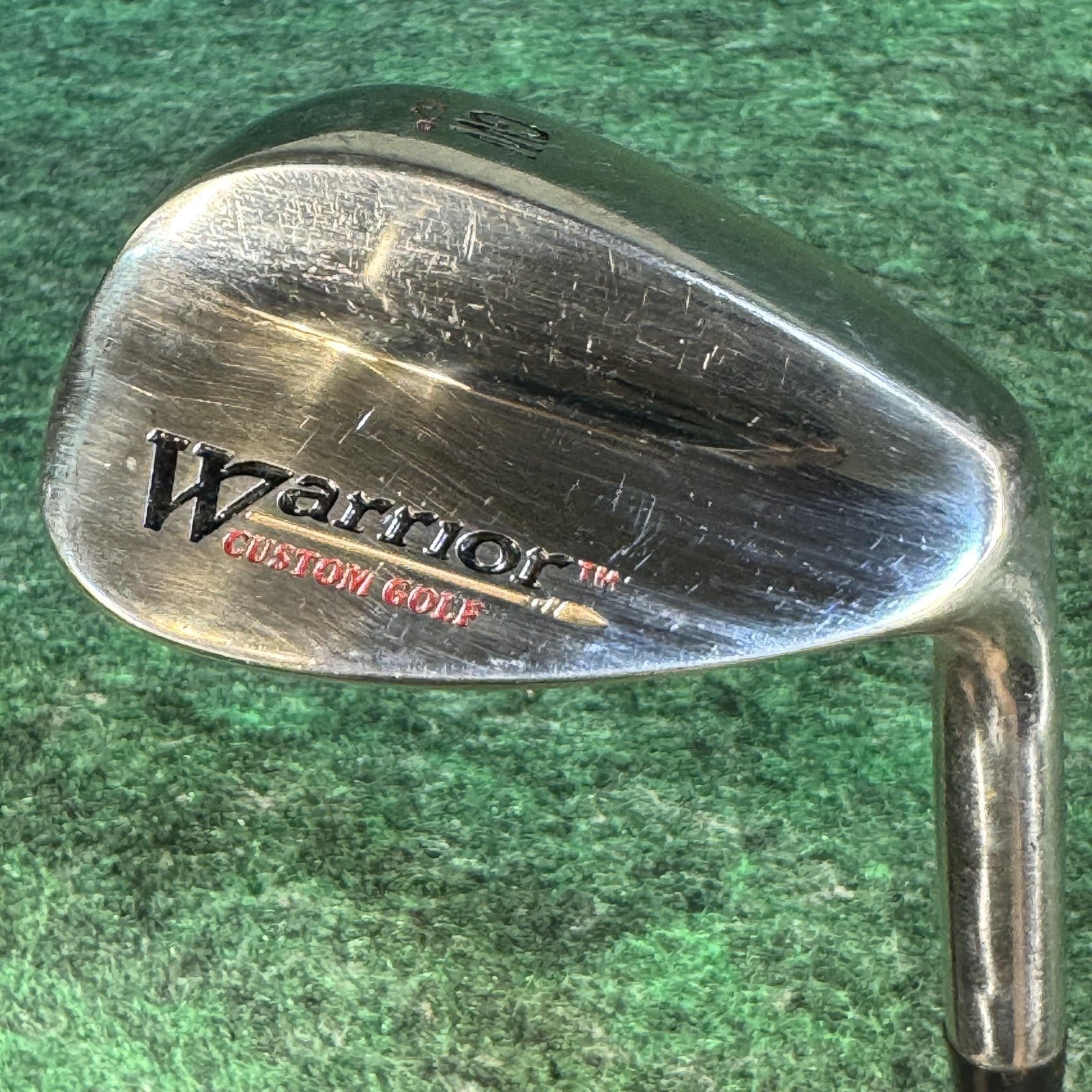 Warrior Custom Golf GW 52° 8620 Gap Wedge Mens RH Steel Silver Golf Club