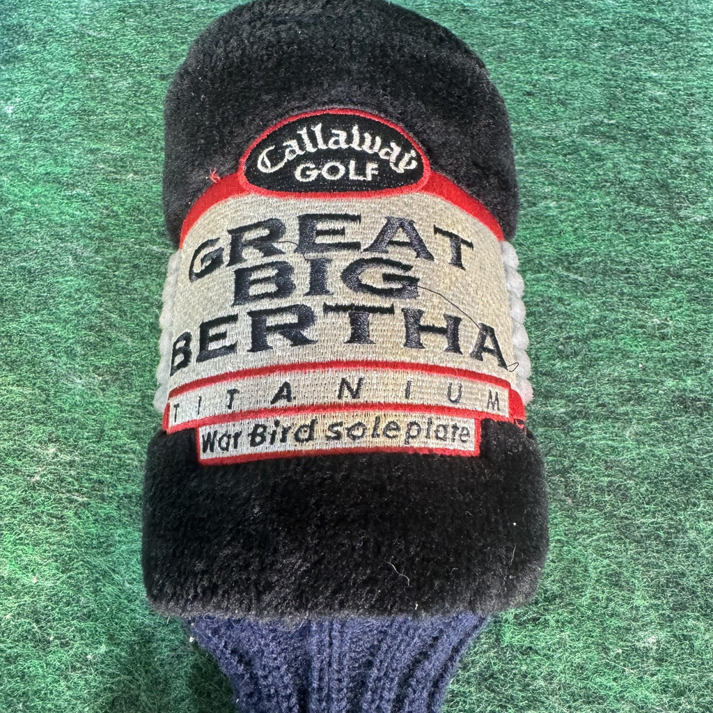 Vintage Callaway Great Big Bertha Titanium 1 Driver Headcover Black Golf Club