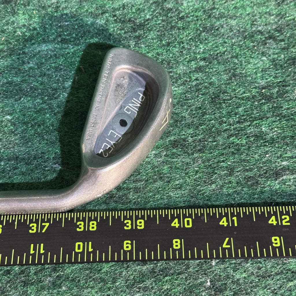 Vintage Ping Eye 2 4 Iron Mens RH JZ Steel Shaft Stainless Cavity Back Silver