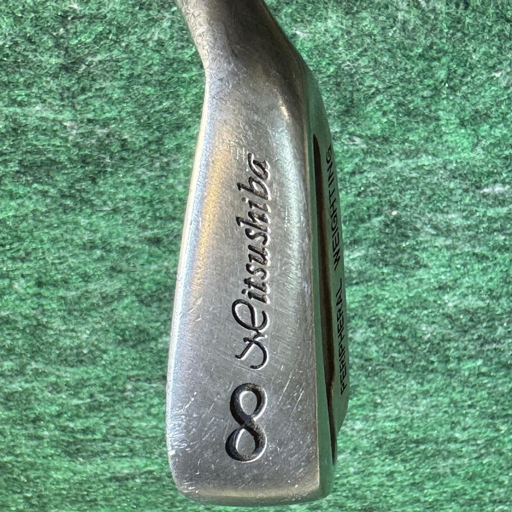 Vintage Mitsushiba Shadow Iron Golf Club Set 3-9, P Steel Shaft Mixed Grips