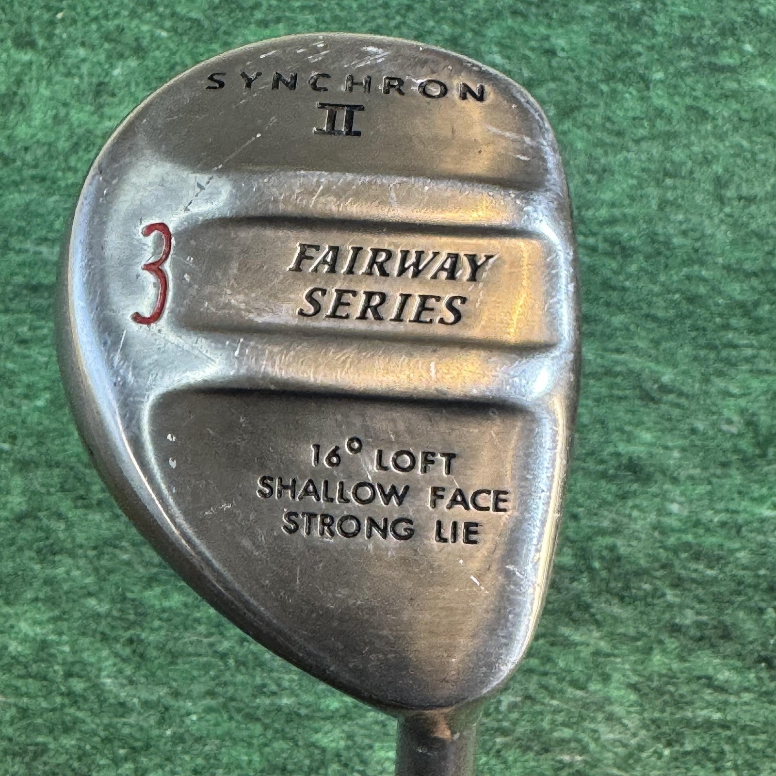 Synchron II Fairway Series 3 5+ 7+ 11+ Woods Mens RH Senior Silver Golf Clubs