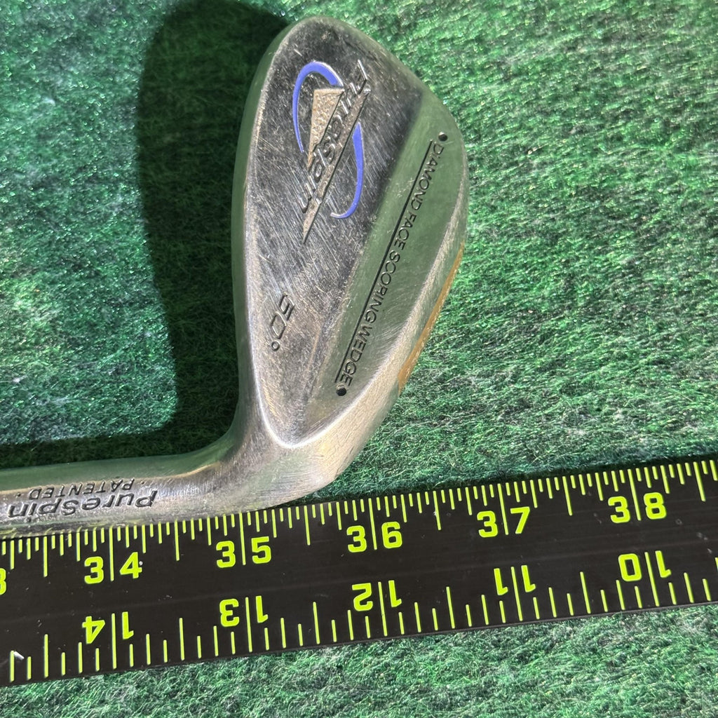 PureSpin 50° Gap Wedge Diamond Face Tungsten Sole Steel Shaft SAPLIZE Grip Golf