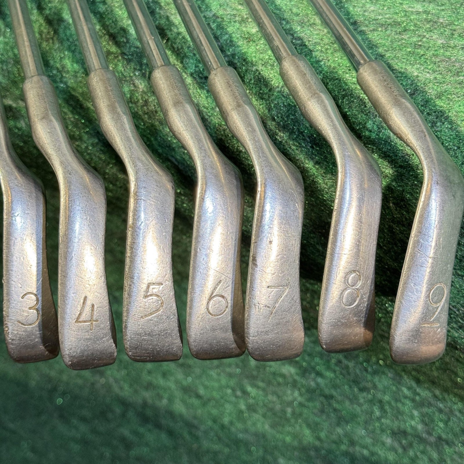 Vintage Ping Eye 2 Iron Set 3-9 Red Dot Steel Shaft Mens Right Golf Clubs USA