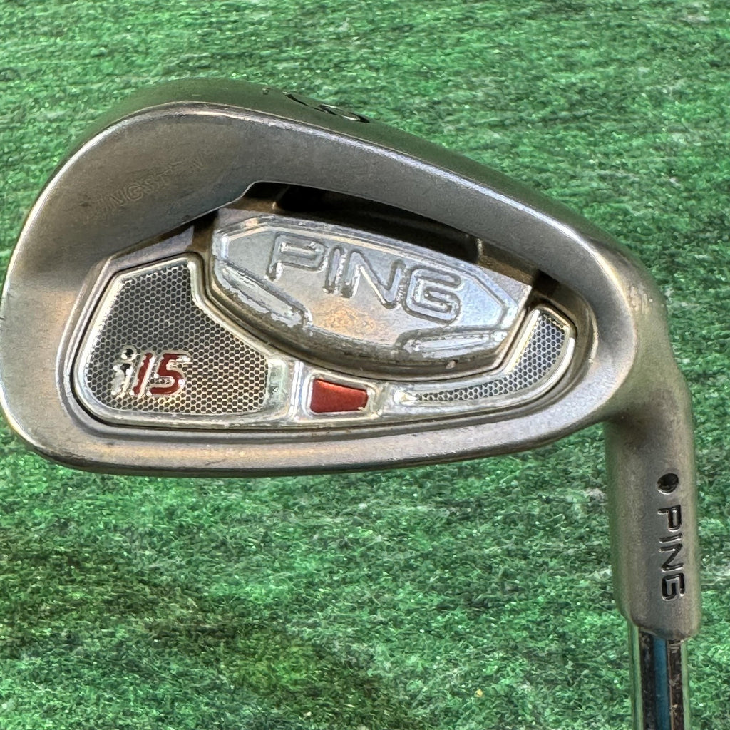 PING i15 9 Iron Golf Club Right Handed Steel Shaft Standard Mens Ping Grip