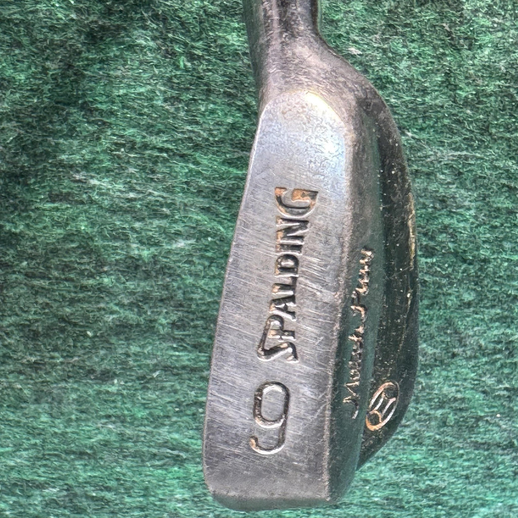 Vintage Spalding Match Play 9 Iron Mens RH Blade Steel Shaft Golf Club