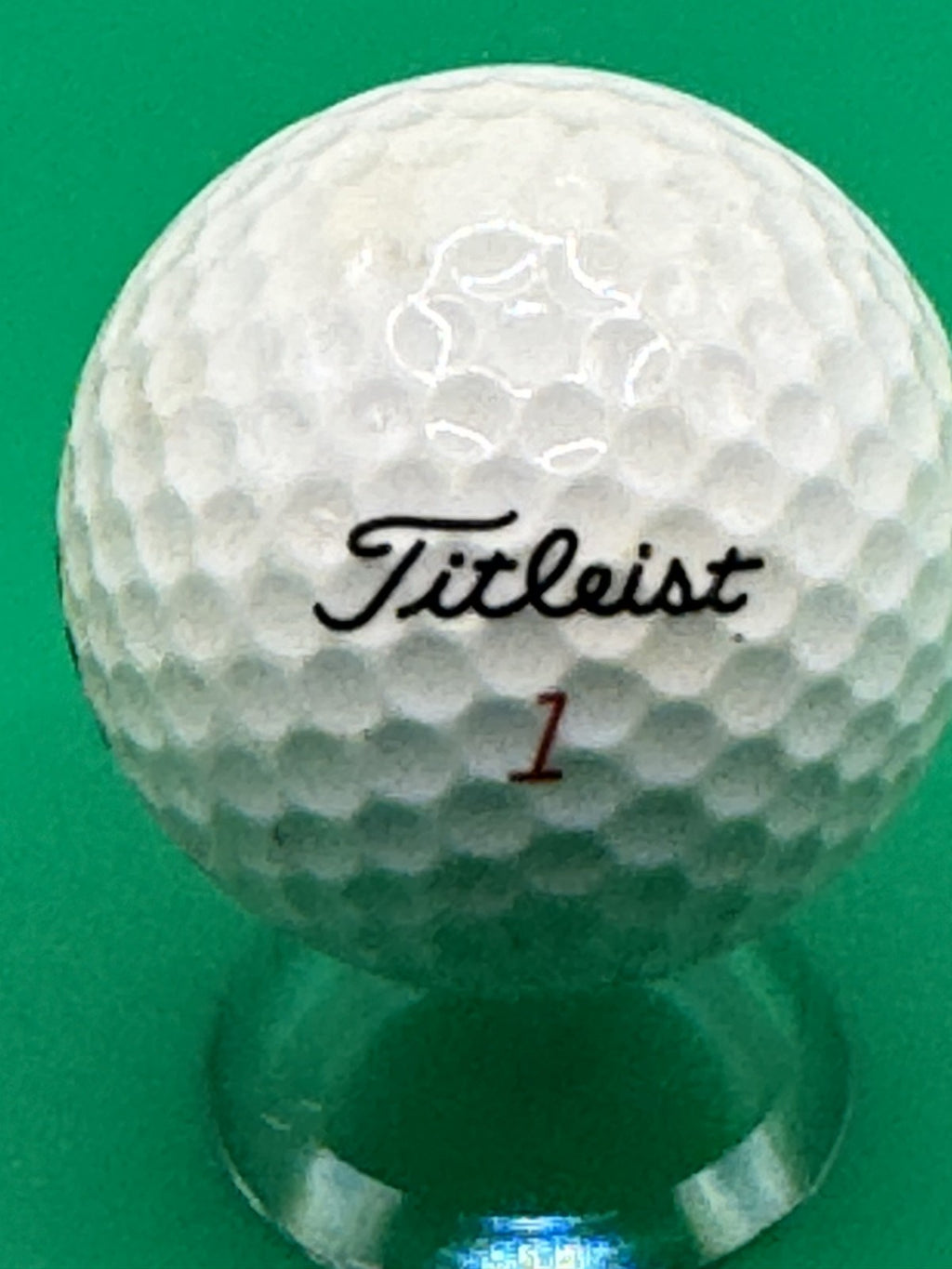 Titleist DT Distance Golf Ball Promo Hertz Logo Collectible Used White 1 Ball