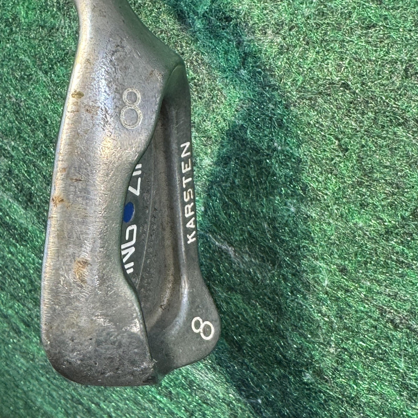 Vintage Ping Zing 8 Iron Karsten Golf Club Right Hand Steel USA Golf Pride Grip
