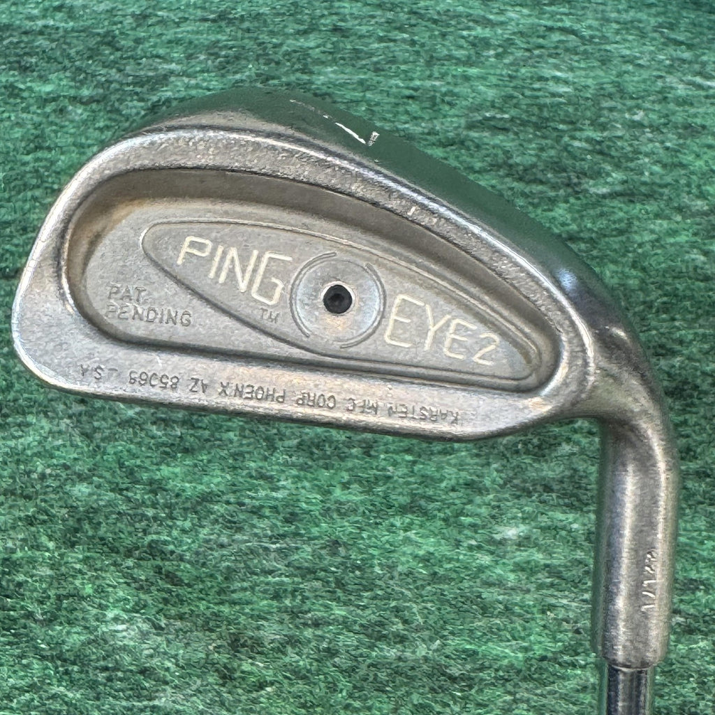 Vintage Ping Eye 2 Iron Set 3-W Mens Right Hand Steel Shaft Golf Clubs USA
