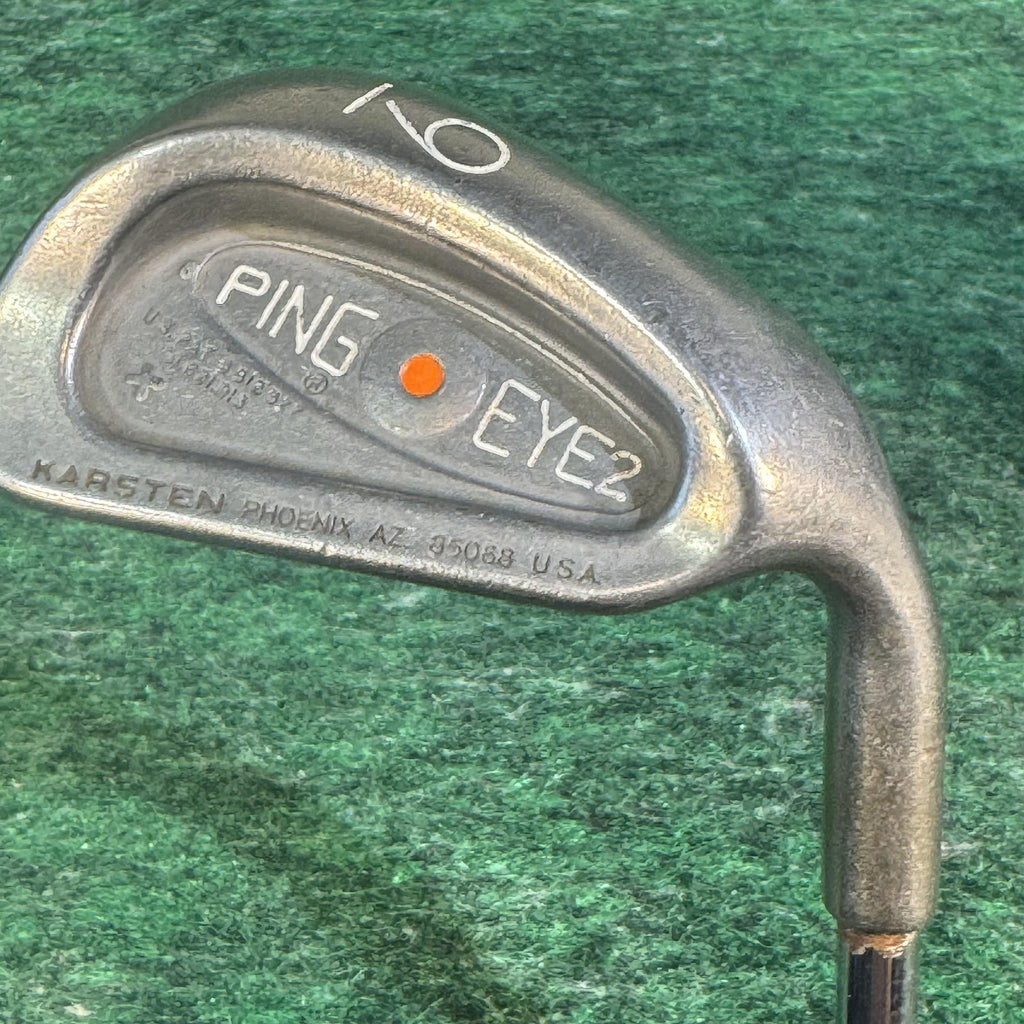 Vintage Ping Eye 2 W Wedge RH Golf Club Karsten USA Steel Shaft Golf Pride Iron