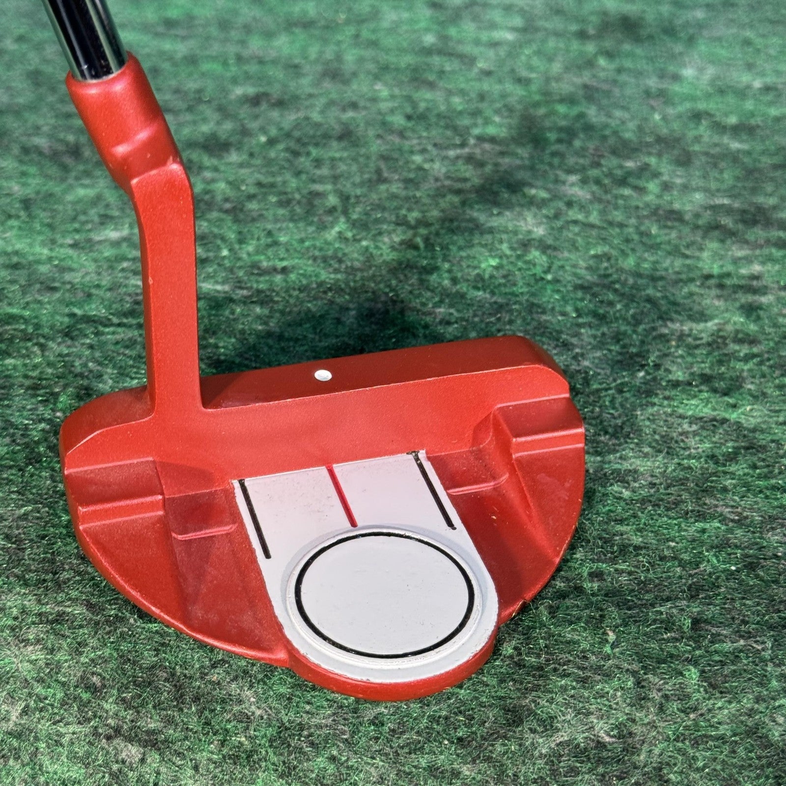 Bullet BL3 Mallet Putter Mens RH 35 In Steel Red Black Alignment Golf Club