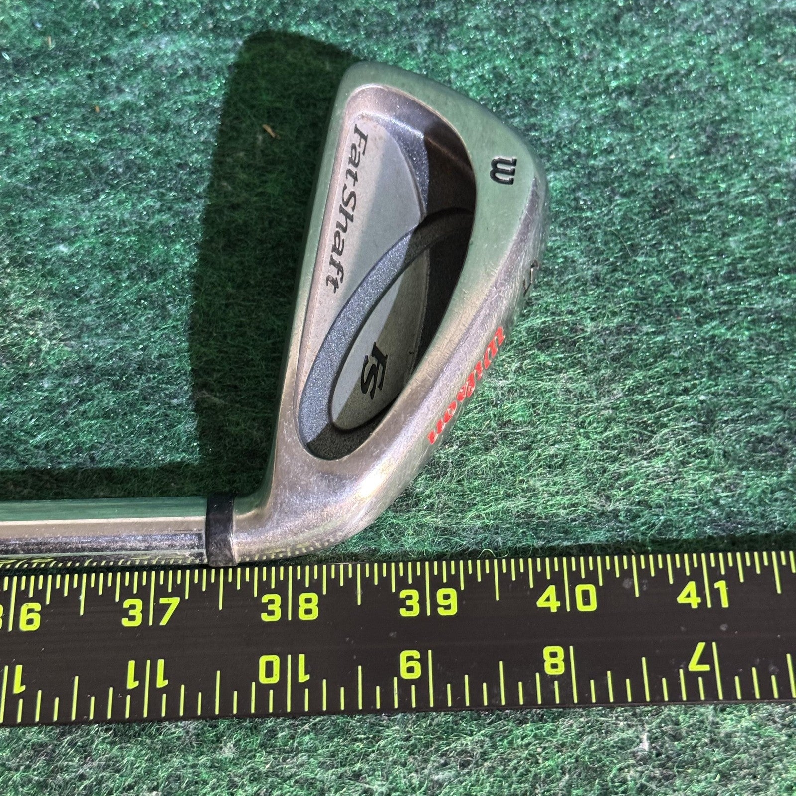 Vintage Wilson FatShaft 5 Iron Mens RH Steel Shaft Silver Cavity Back Golf Club