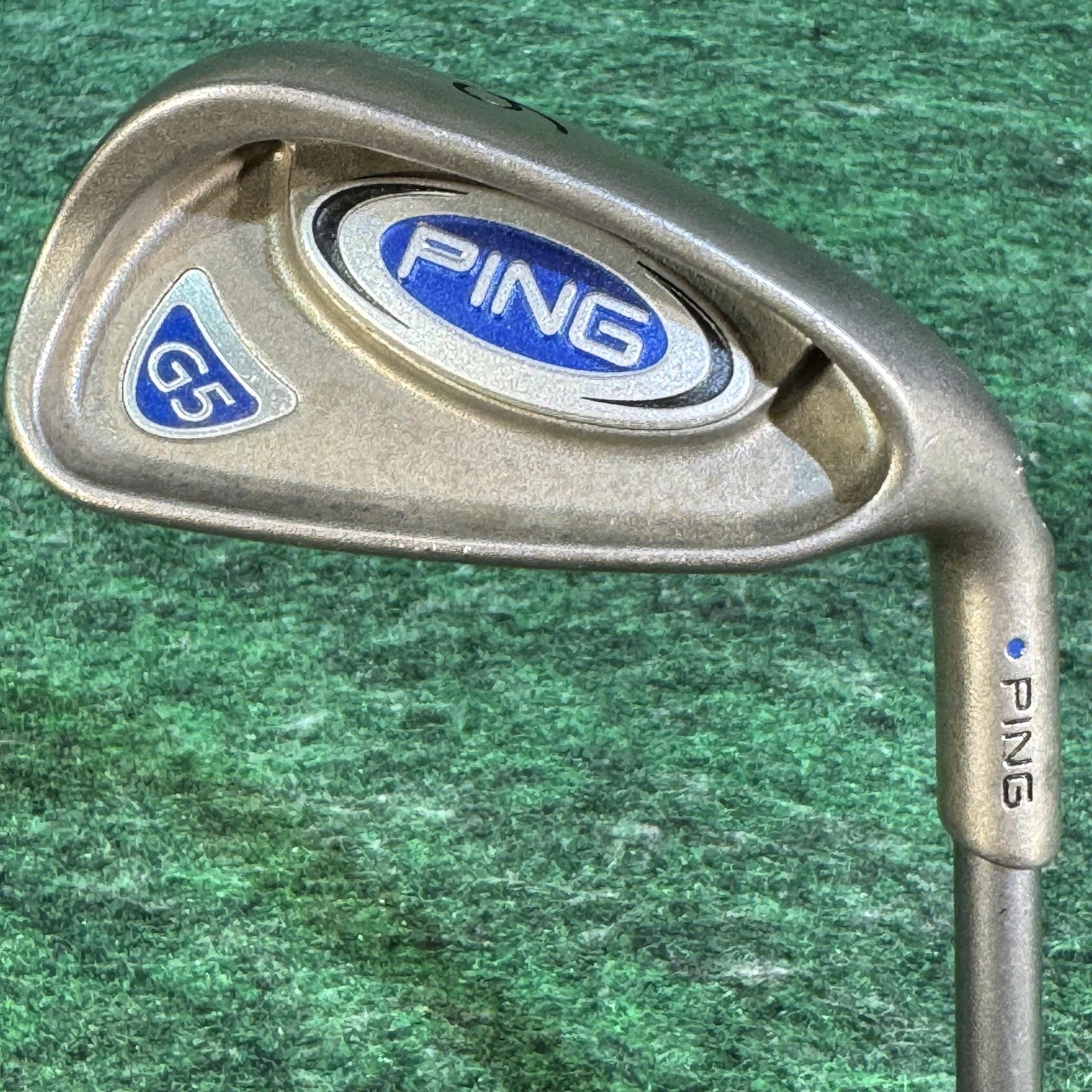 Ping G5 6 Iron Blue Dot Mens Stiff Graphite TFC 100i Golf Club Cavity Back