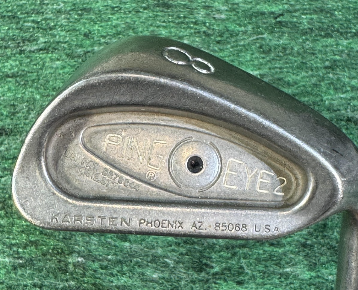 Vintage Ping Eye 2 8 Iron Karsten Golf Club Steel Shaft Mens Right Hand USA