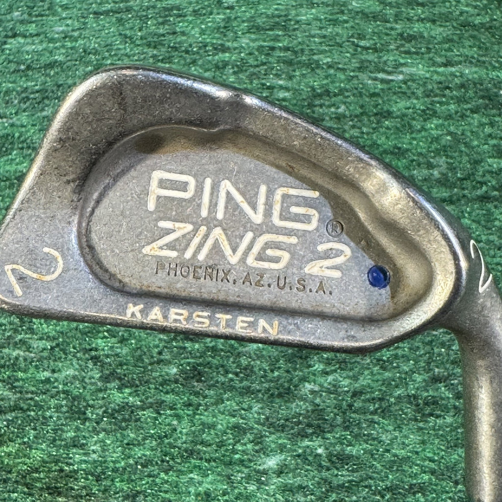 Vintage PING Zing 2 Karsten 2 Iron Golf Club JZ Steel Shaft USA Blue Dot RH