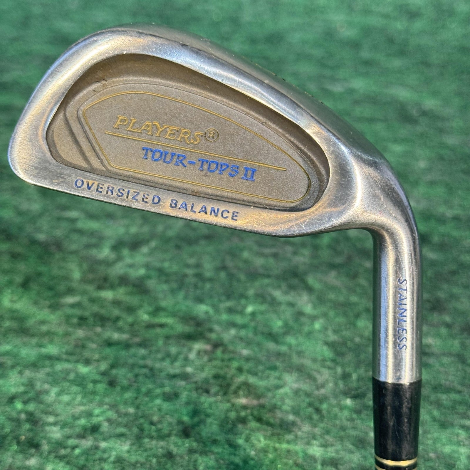 Players Tour-Tops II Oversized 9 Iron Mens RH Graphite Stainless Silver Club