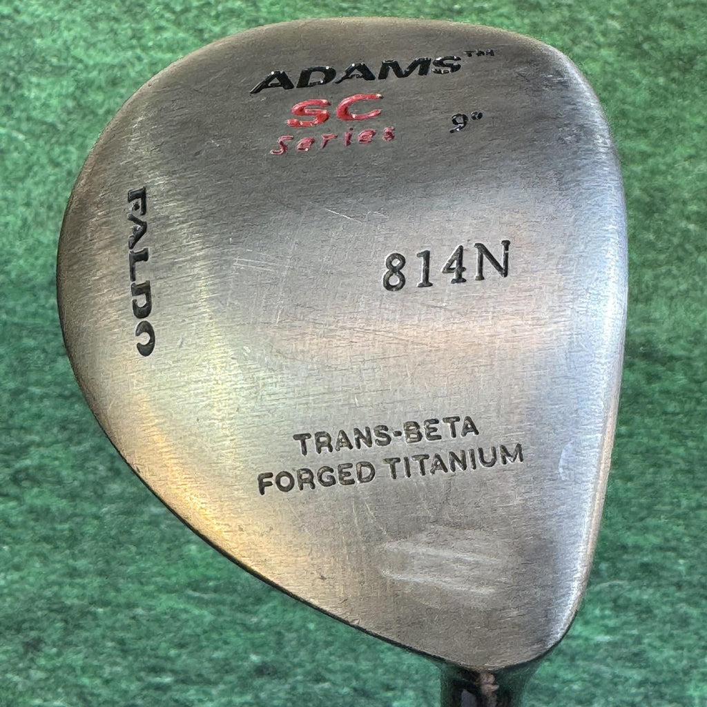 Adams SC Series 814N Faldo Driver 9° Trans-Beta Forged Titanium Stiff Flex Club