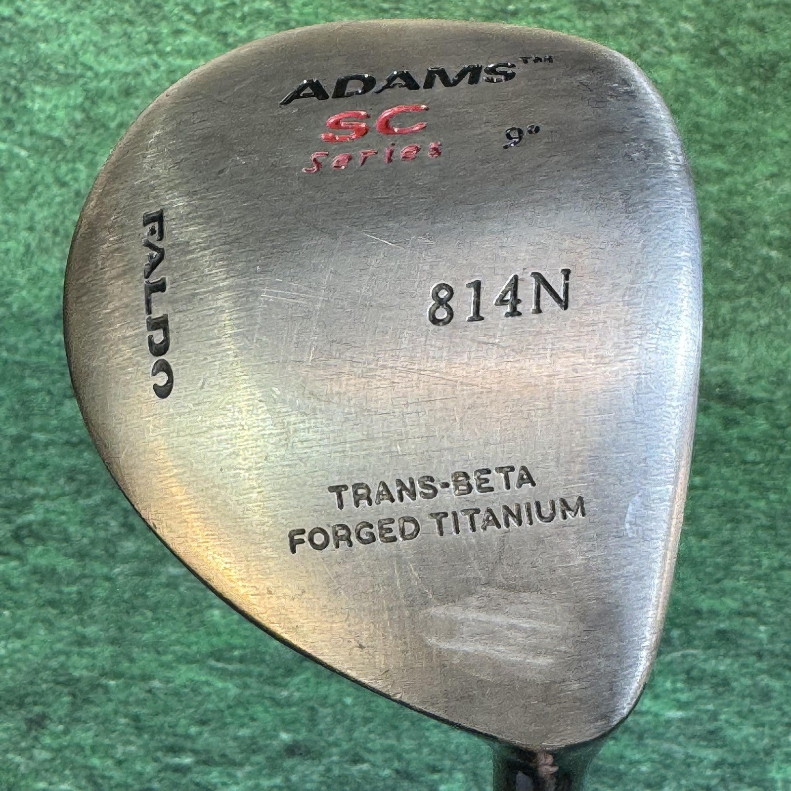 Adams SC Series 814N Faldo Driver 9° Trans-Beta Forged Titanium Stiff Flex Club