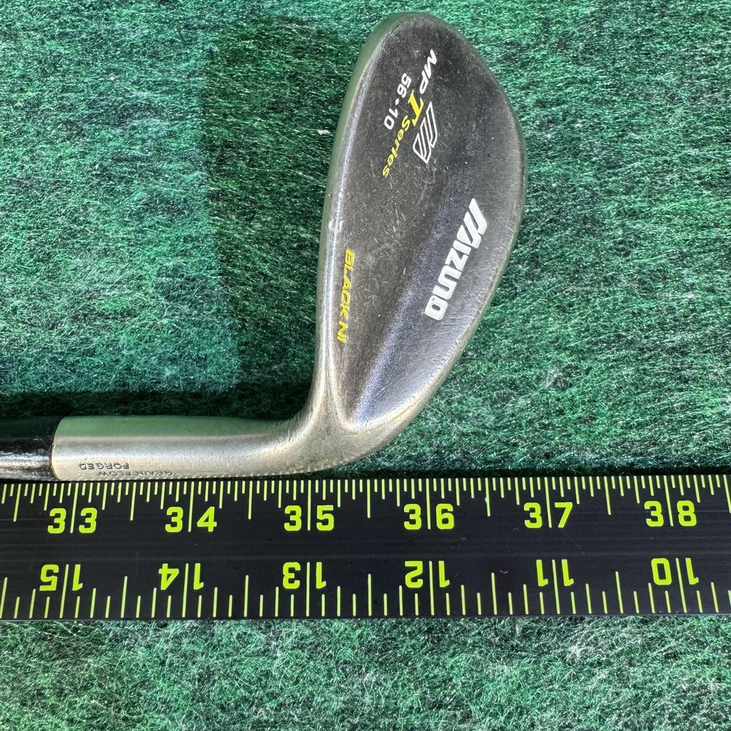 Mizuno MP T Series Black Ni 56-10 Wedge Grain Flow Forged Dynamic Gold Shaft