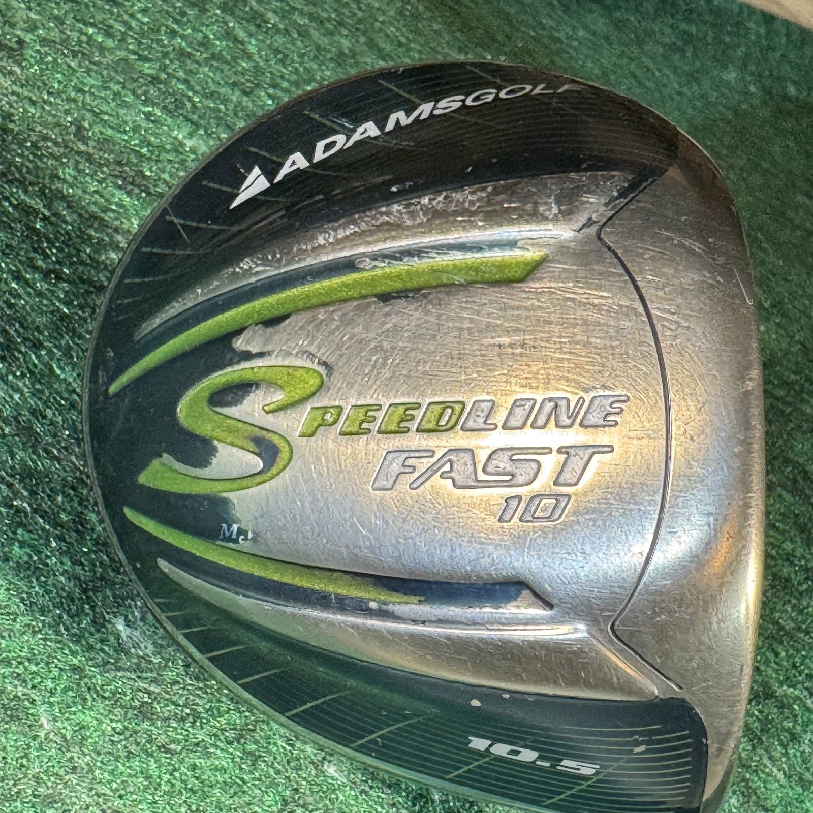 Adams Speedline Fast 10 Driver 10.5° Wasabi 55 Lite Aldila Shaft Golf Pride Grip