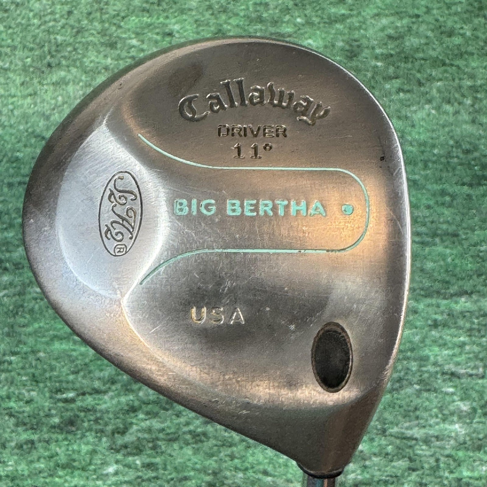 Vintage Callaway Big Bertha Driver 11° Ladies Right Hand Ladies Gems Shaft Steel