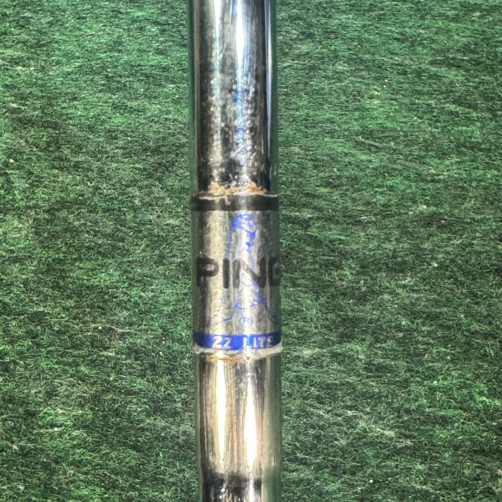 Vintage Ping Eye 2 3 Iron Mens RH Stiff Steel Shaft Blue Dot Cavity Back