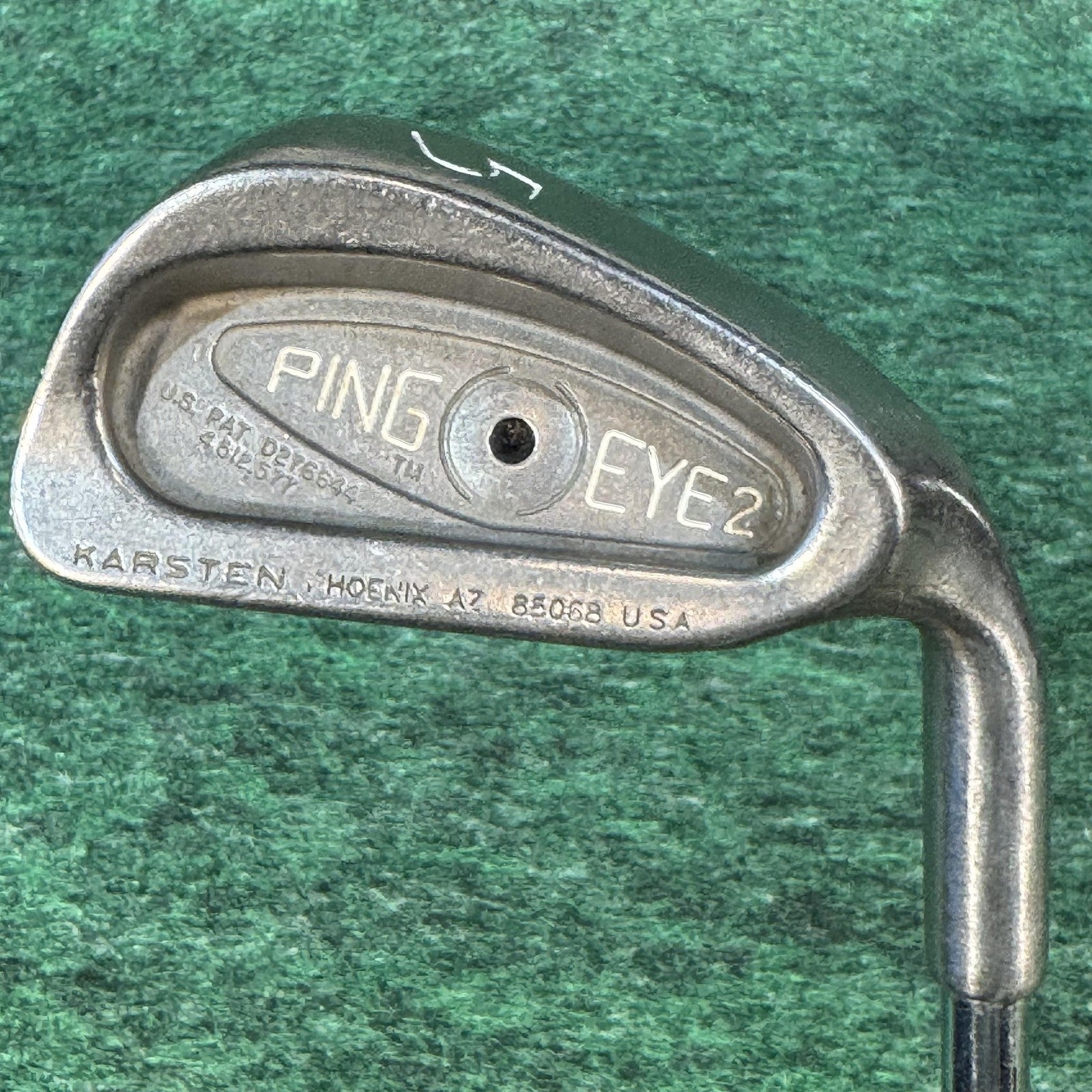 Vintage Ping Eye 2 Iron Set 3-W Mens Right Hand Steel Shaft Golf Clubs USA