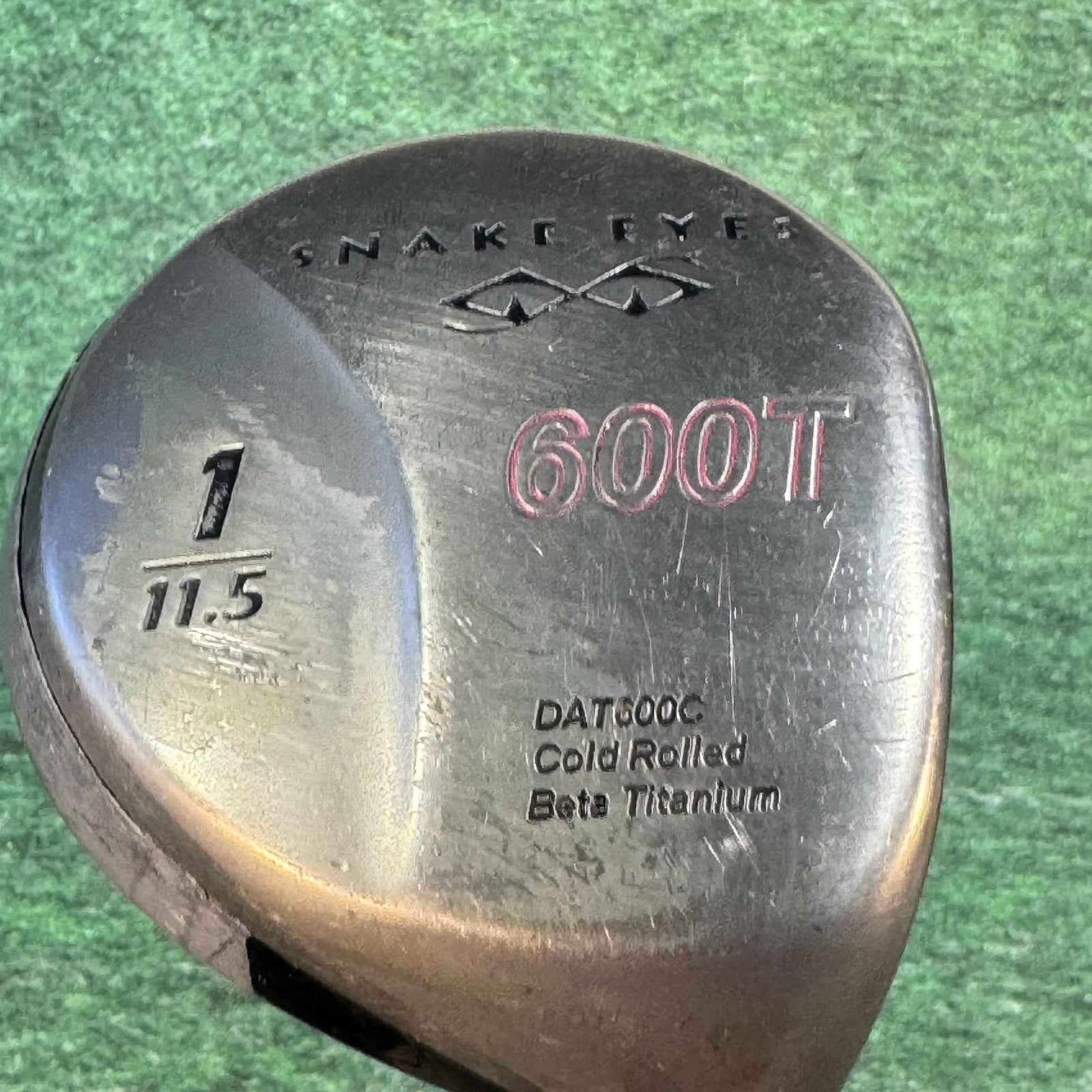 Snake Eyes 600T Driver 11.5* DAT600C UST Harmon CBR Graphite Golf Club Mens