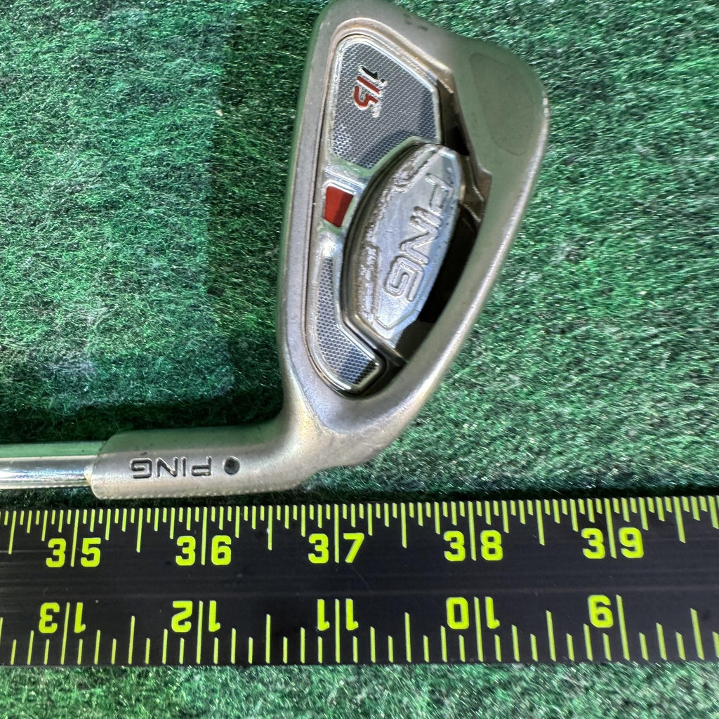 Ping i15 6 Iron Golf Club Right Handed Steel Regular Flex 38" Ping Grip