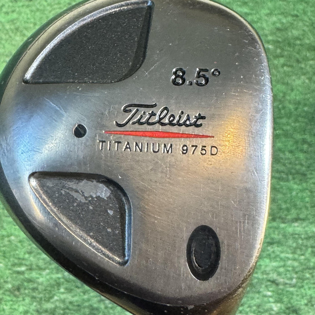 Vintage Titleist 975D Titanium Driver 8.5° Grafalloy ProLite Stiff Golf Pride
