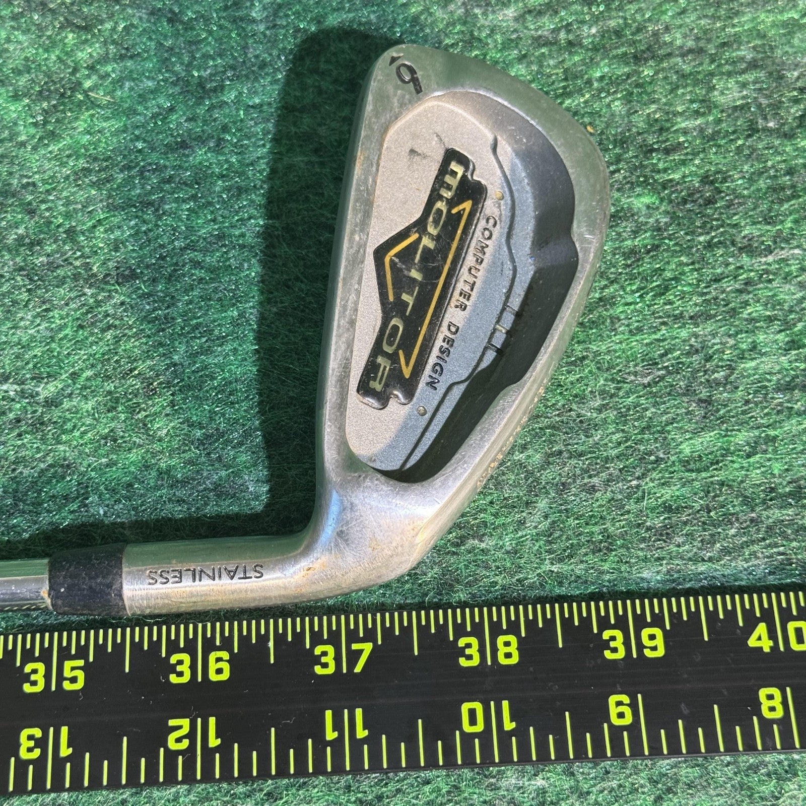 Spalding Molitor Oversize 6 Iron Stainless Regular Flex Steel Golf Club USA