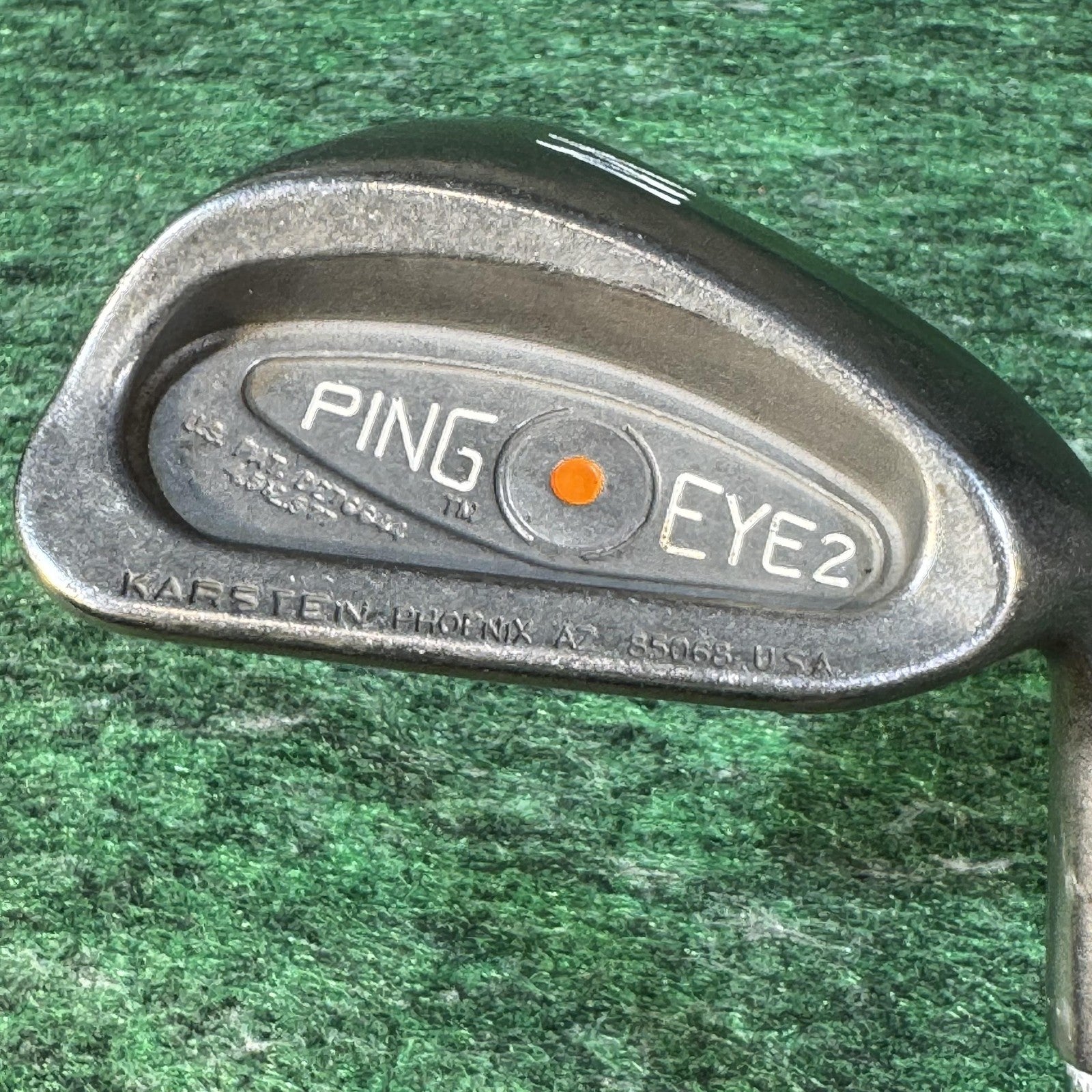 Vintage Ping Eye 2 Orange Dot Iron Set 3-9 W Karsten Steel Mens Right Hand USA