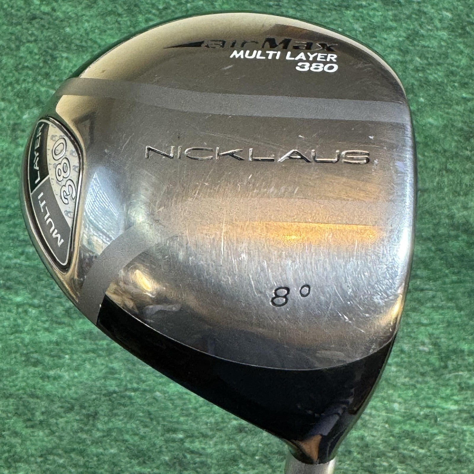 Nicklaus AirMax Multi Layer 380 Driver 8° Mens RH Fujikura S-Flex Golf Club