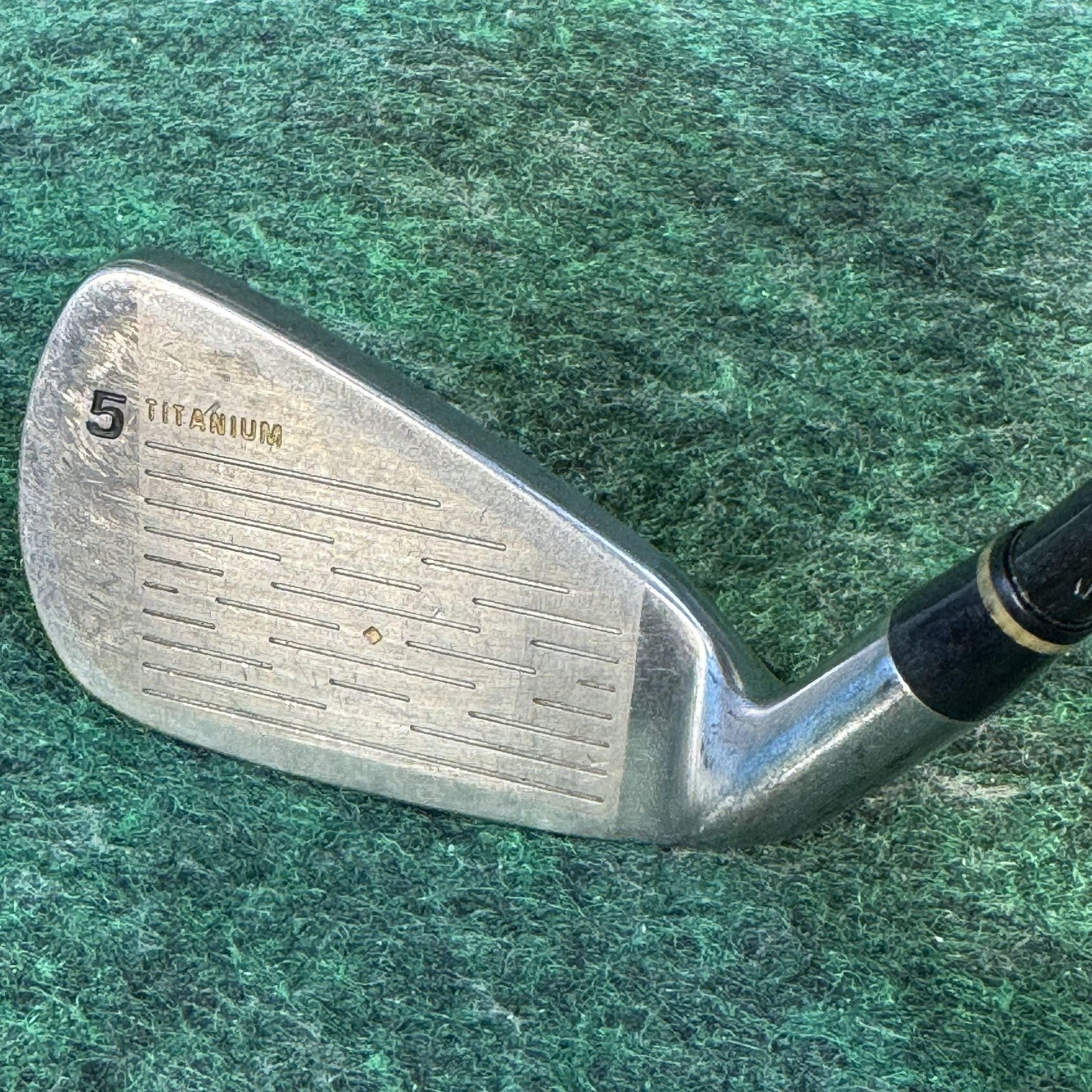 Top Flite Tour Ti 5 Iron Mens RH R-80 Regular Muscle Graphite Silver Golf Club
