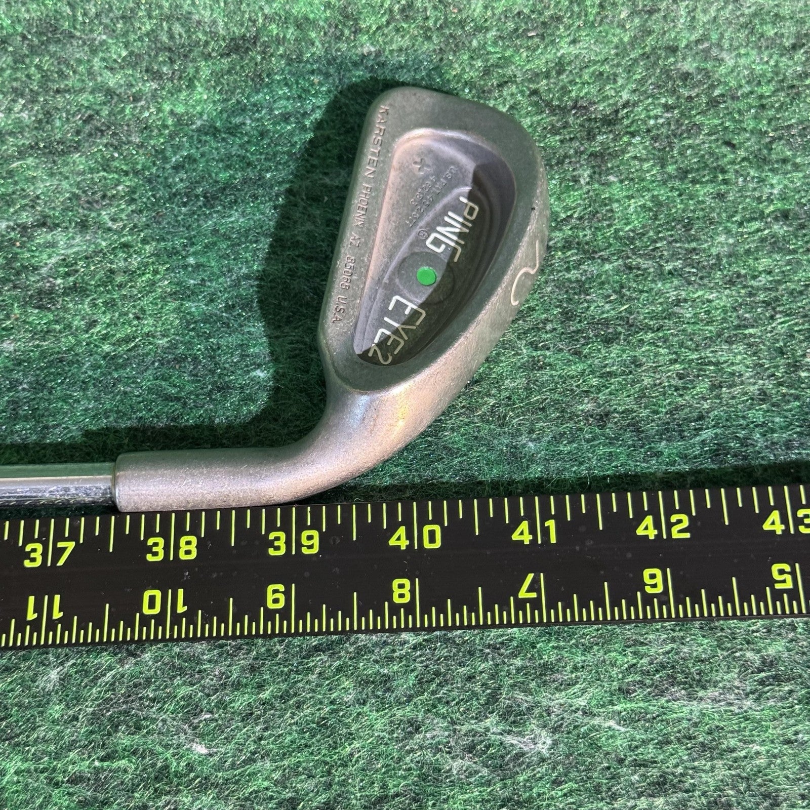 Vintage Ping Eye 2 Green Dot 2 Iron Right Handed KT-M Steel RH Golf Club