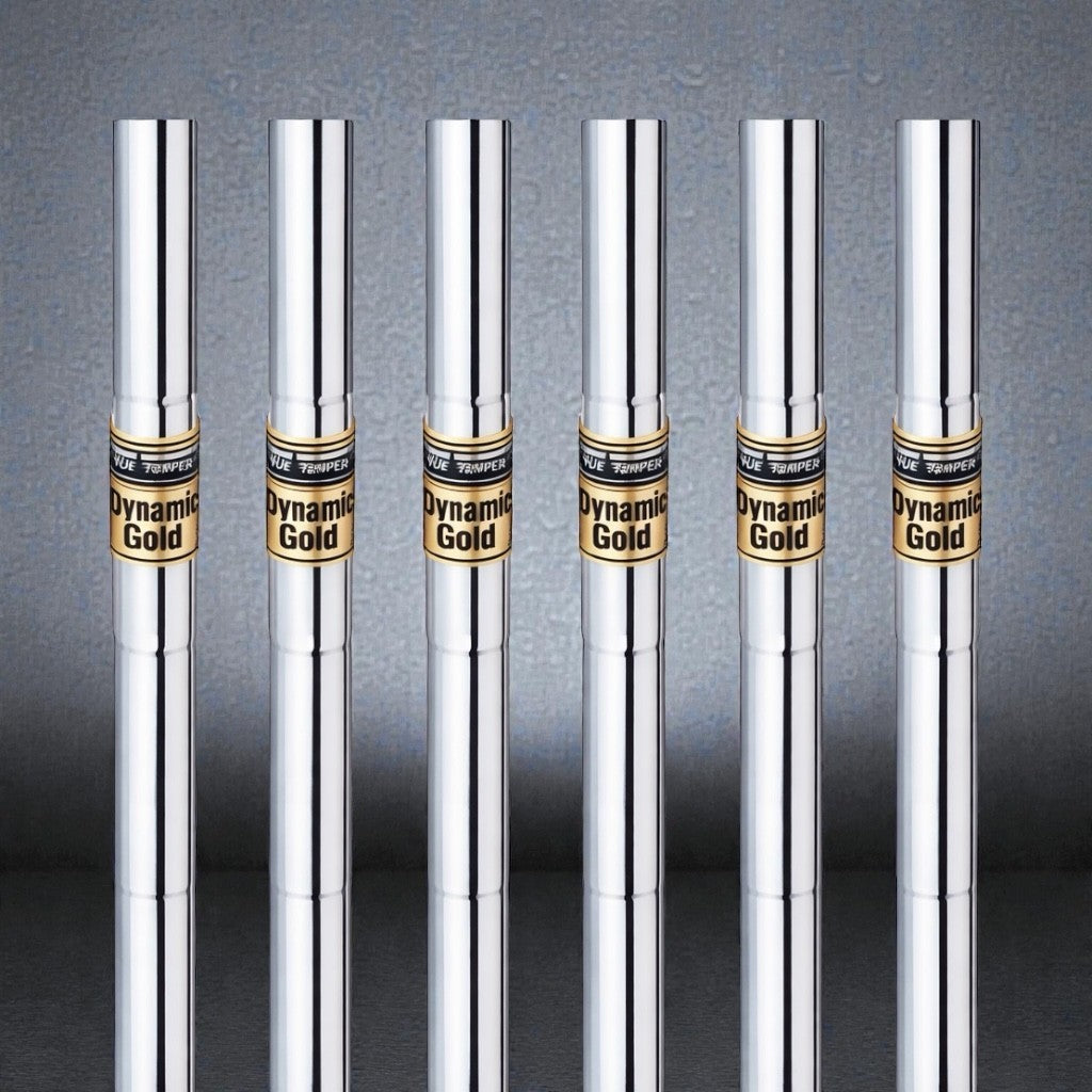 True Temper Dynamic Gold Iron Shaft Set of 6 .370 Parallel Tip S300 Stiff New