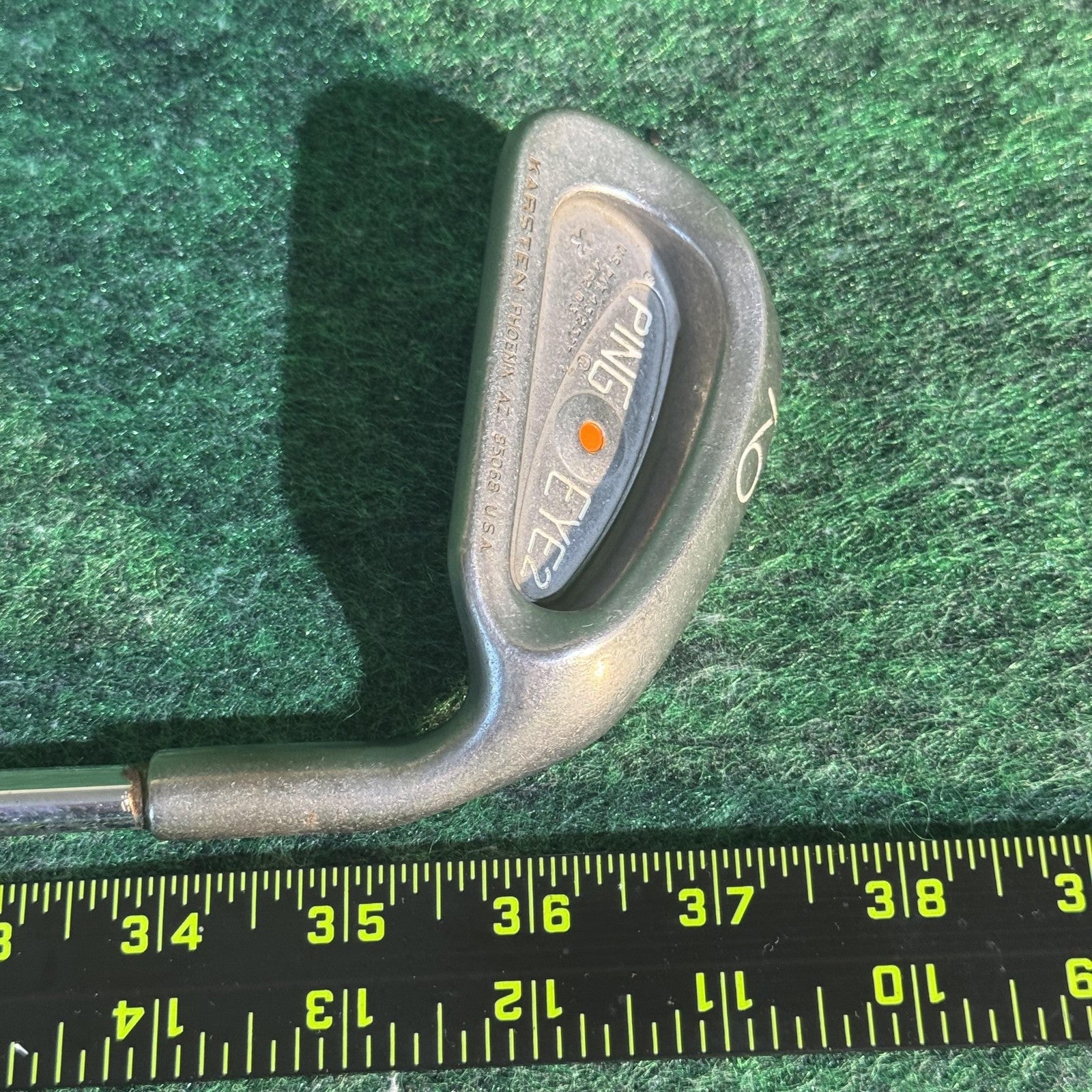Vintage Ping Eye 2 W Wedge RH Golf Club Karsten USA Steel Shaft Golf Pride Iron