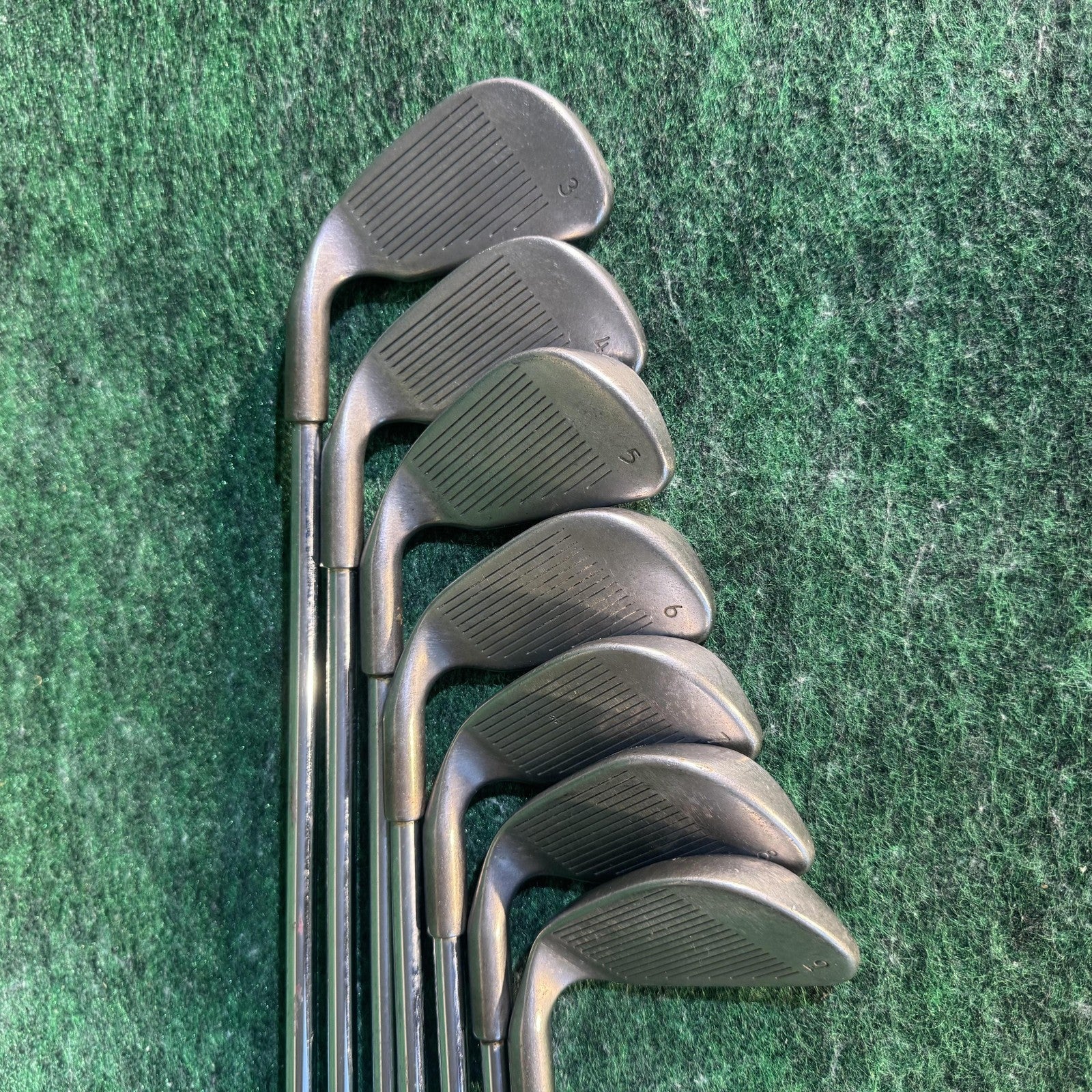 Vintage Ping Eye 2 Orange Dot Irons 3-9 Set Right Hand Steel Mens Golf Clubs
